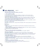 Preview for 8 page of LaCie Mobile Disk Quick Install Manual