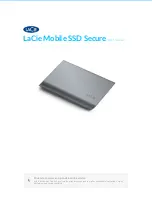 LaCie Mobile SSD Secure User Manual preview