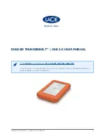 LaCie Rugged Thunderbolt User Manual preview