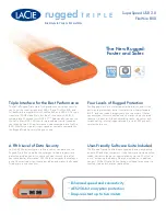 LaCie Rugged Triple 301982 Specifications предпросмотр