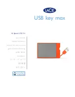 Предварительный просмотр 1 страницы LaCie USB Key MAX User Manual