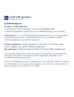 Preview for 10 page of LaCie USB Speakers Design By Neil Poultan Quick Install Manual