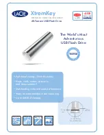 Preview for 1 page of LaCie XtremKey Specifications