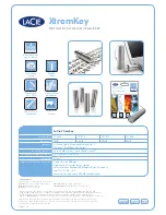 Preview for 2 page of LaCie XtremKey Specifications