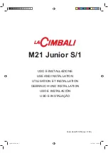 Preview for 1 page of LaCimbali M21 Junior S/1 Use And Installation