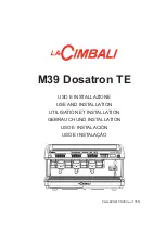 Предварительный просмотр 1 страницы LaCimbali M39 Dosatron TE Use And Installation