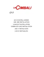 Предварительный просмотр 1 страницы LaCimbali Q10 Use And Installation