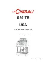 LaCimbali S39 TE Use And Installation preview