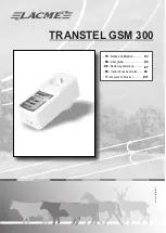 Lacme TRANSTEL GSM 300 User Manual preview