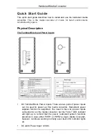 Предварительный просмотр 1 страницы Lacon L-EL900 Quick Start Manual