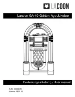 Lacoon GA-40 User Manual предпросмотр