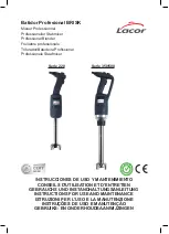 Lacor 350 Series Instructions For Use And Maintenance Manual preview