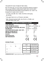 Предварительный просмотр 23 страницы Lacor 39012 Instructions For Use And Maintenance Manual