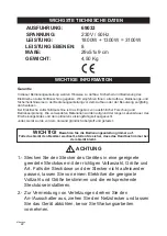 Preview for 22 page of Lacor 69033 Instructions For Use And Maintenance Manual