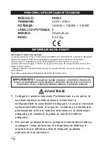 Preview for 38 page of Lacor 69033 Instructions For Use And Maintenance Manual