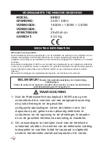 Preview for 54 page of Lacor 69033 Instructions For Use And Maintenance Manual