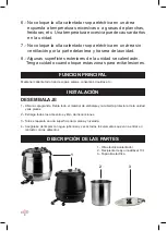 Preview for 8 page of Lacor 69037 Instructions For Use And Maintenance Manual