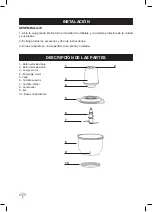 Предварительный просмотр 8 страницы Lacor 69073 Instructions For Use And Maintenance Manual