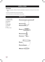 Предварительный просмотр 32 страницы Lacor 69073 Instructions For Use And Maintenance Manual