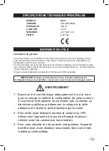 Предварительный просмотр 13 страницы Lacor 69111 Instructions For Use And Maintenance Manual