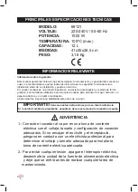 Preview for 6 page of Lacor 69121 Instructions For Use And Maintenance Manual