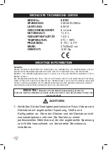 Предварительный просмотр 30 страницы Lacor 69193 Instructions For Use And Maintenance Manual