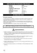 Preview for 10 page of Lacor 69198 Instructions For Use And Maintenance Manual