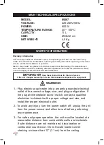 Предварительный просмотр 30 страницы Lacor 69267 Instructions For Use And Maintenance Manual