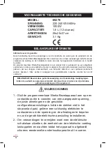 Preview for 54 page of Lacor 69279 Instructions For Use And Maintenance Manual