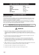 Preview for 16 page of Lacor 69283 Instructions For Use And Maintenance Manual