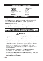 Preview for 14 page of Lacor 69292 Instructions For Use And Maintenance Manual