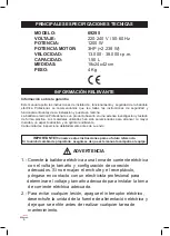 Preview for 6 page of Lacor 69295 Instructions For Use And Maintenance Manual