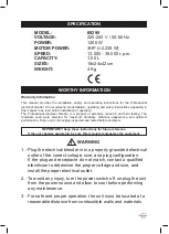 Preview for 33 page of Lacor 69295 Instructions For Use And Maintenance Manual