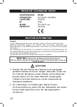 Предварительный просмотр 22 страницы Lacor 69424 Instructions For Use And Maintenance Manual