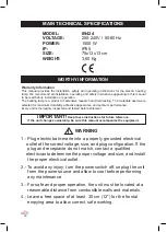 Предварительный просмотр 30 страницы Lacor 69424 Instructions For Use And Maintenance Manual