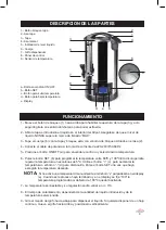 Предварительный просмотр 9 страницы Lacor 69471 Instructions For Use And Maintenance Manual