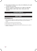 Preview for 8 page of Lacor 69511 Instructions For Use And Maintenance Manual