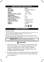 Preview for 36 page of Lacor 69511 Instructions For Use And Maintenance Manual