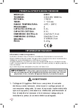 Preview for 46 page of Lacor 69511 Instructions For Use And Maintenance Manual