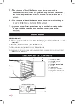 Предварительный просмотр 8 страницы Lacor 69523 Instructions For Use And Maintenance Manual