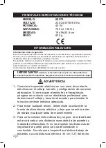 Preview for 6 page of Lacor 69575 Instructions For Use And Maintenance Manual