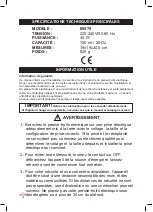 Preview for 14 page of Lacor 69575 Instructions For Use And Maintenance Manual