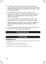 Preview for 8 page of Lacor 69591 Instructions For Use And Maintenance Manual