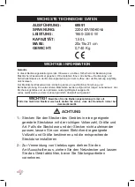 Preview for 22 page of Lacor 69591 Instructions For Use And Maintenance Manual