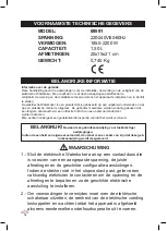 Preview for 54 page of Lacor 69591 Instructions For Use And Maintenance Manual