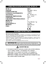 Preview for 7 page of Lacor CookingMe Instructions For Use And Maintenance Manual