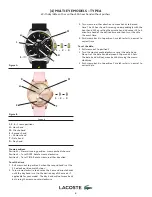 Preview for 6 page of LACOSTE 3-HAND Series Operating And Maintenance Original Instructions