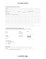 Preview for 17 page of LACOSTE 3-HAND Series Operating And Maintenance Original Instructions