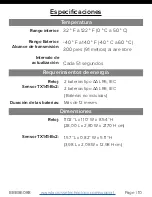 Preview for 35 page of Lacrosse BBB86088 Instruction Manual