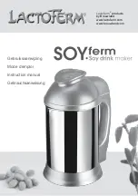 Lactoferm SOYferm Instruction Manual preview